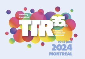 Colloque : TTR fête ses 35 ans du 10 au 13 juin 2024 !