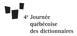 Logo de la 4e Journée québécoise des dictionnaires